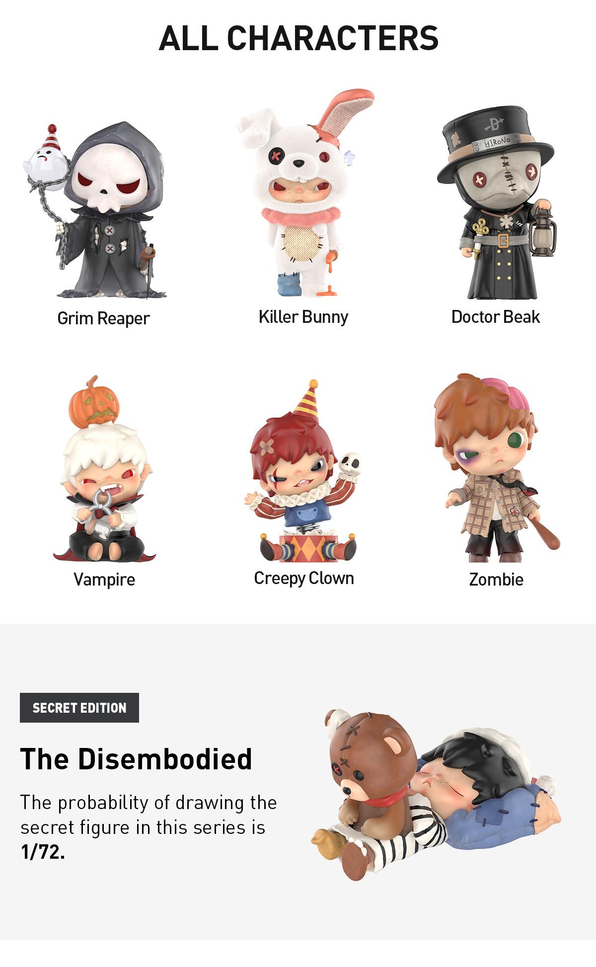 POP MART Hirono Monsters' Carnival Series Figures