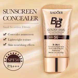 High-coverage waterproof snail BB cream - matte finish, long-lasting moisturizing and oil control, creates a natural makeup look, refreshing and non-greasy, perfect for makeup beginners, a great gift for Mother's Day, Christmas, and Valentine's Day.