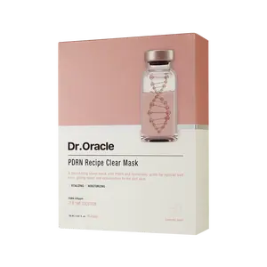 Dr.Oracle PDRN Recipe Clear Mask – Salmon DNA PDRN Hydrating Sheet Mask for Dull & Dry Skin, Brightening Soothing Biocellulose Face Mask (10 Sheets)