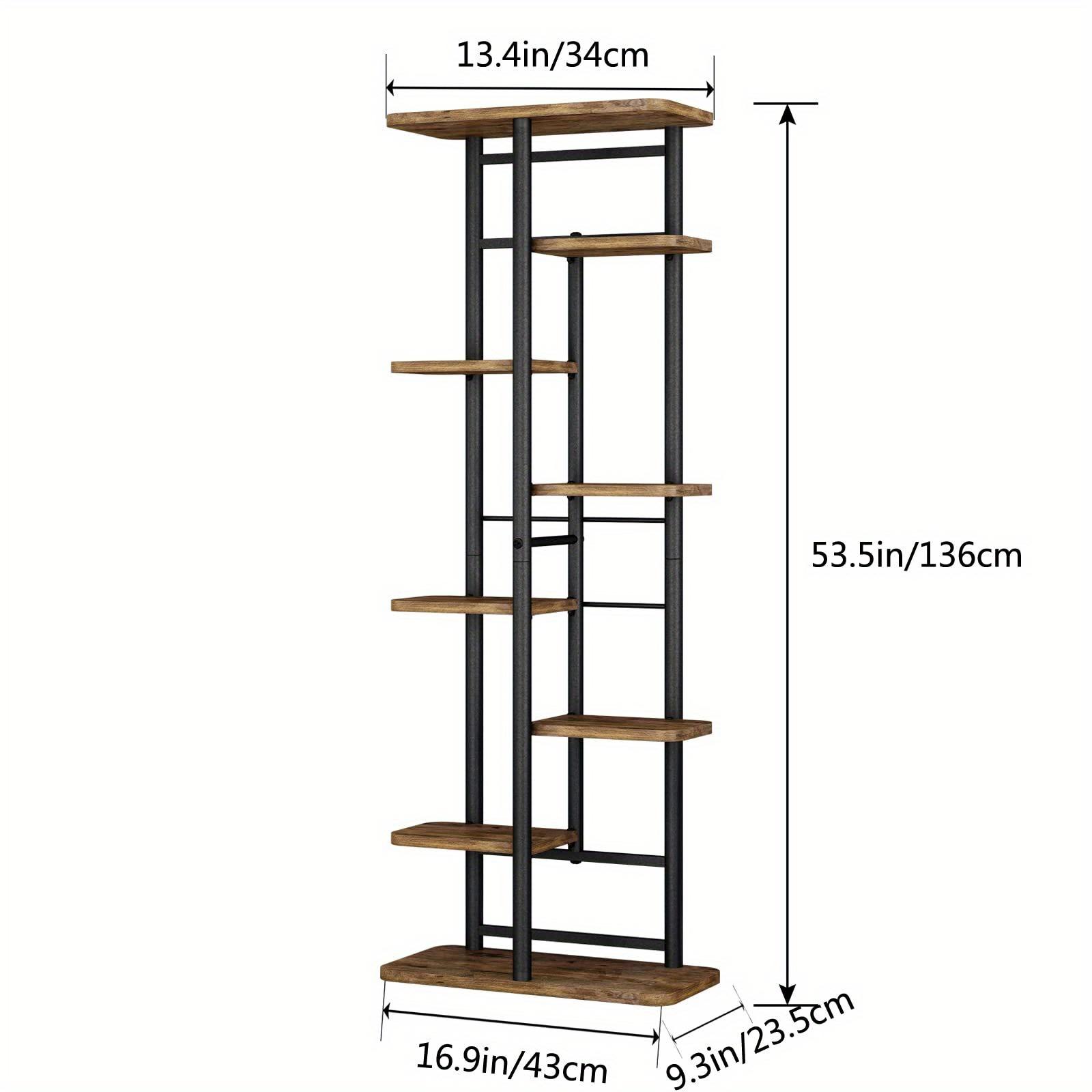 Plant Stand Indoor 8 Tier 9potted Metal Plant Shelf White Plant Holder Large Plant Rack for Mutiple Plants Pots for Patio Garden Corner Balcony Living Room, Standing Shelf