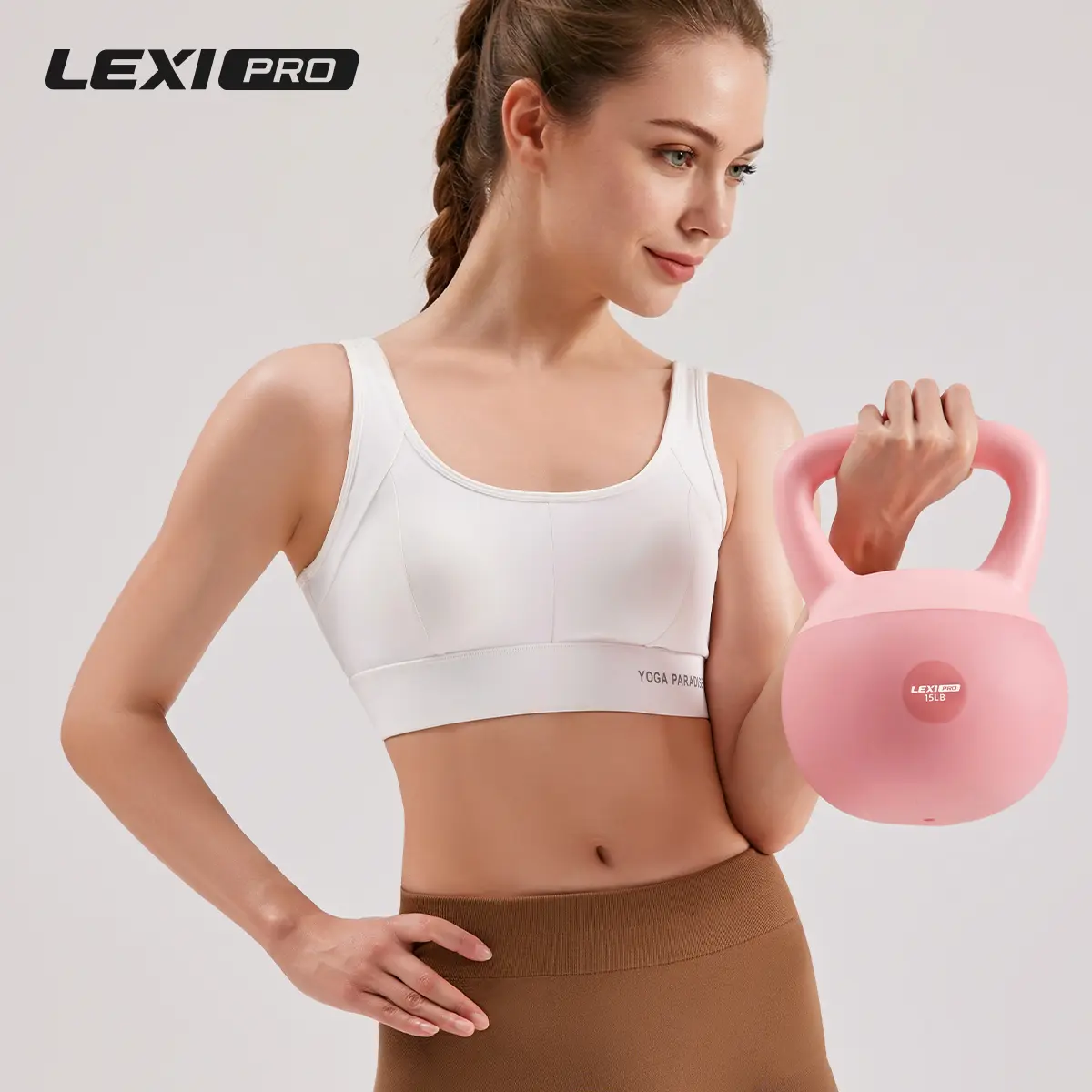 LEXI Soft Kettlebell - Comfortable Easy Grip, Durable, Safe Core Weights for Strength Training, Ideal Home Workout Gear for Men and Women, Gym Gear, Strength Training Weights, Lifting Equipment, At Home Gym Equipment, Core Training tiktokshopbacktoschool