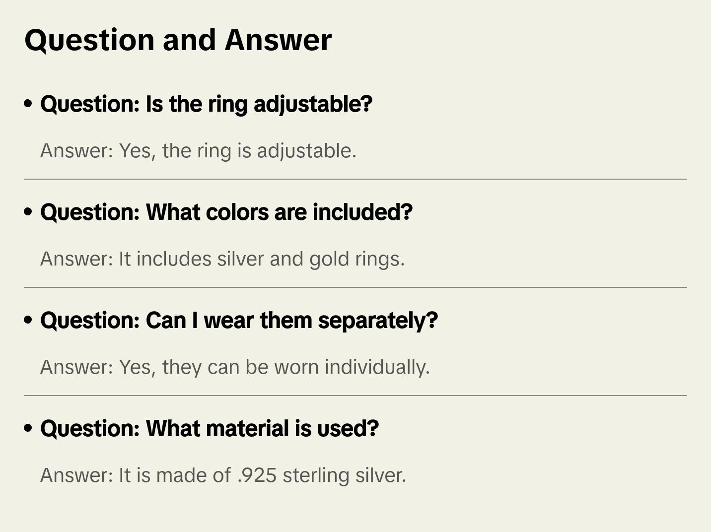 Wave Ring Set- Adjustable