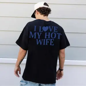 I Love My Hot Wife Graphic Tee - Playful Couple Shirt For Proud Husbands And Wives Perfect Valentine Gift For Men And Women