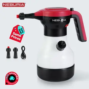 NEBURIA Electric Foam Sprayer,Rechargeable High Pressure Foam Cannon for Car Wash,Auto Detailing,Home,Industrial Cleaning,Professional Foam Sprayer with Smart Pressure Control Core,Ergonomic Handle,Portable Cordless Cleaner for Kitchen,Windows,Bathroom