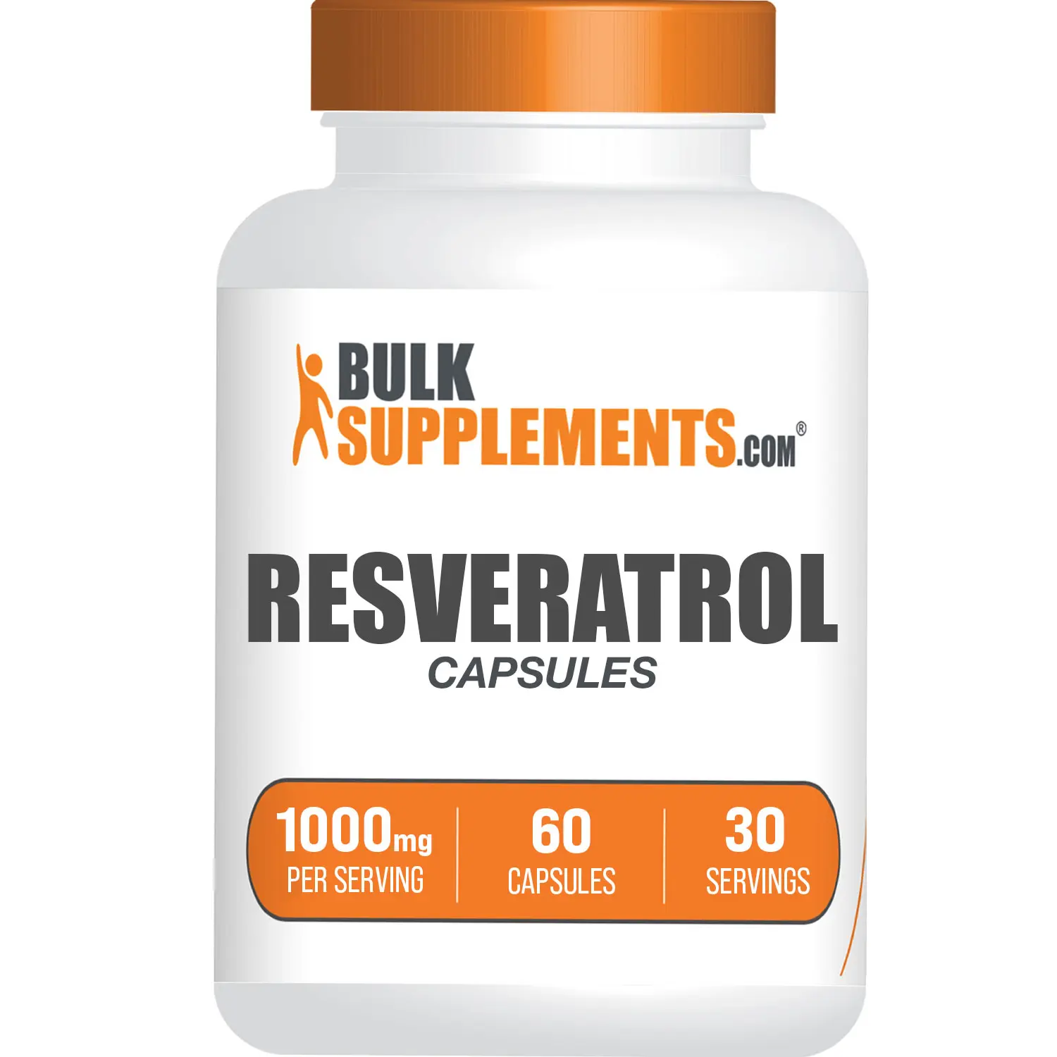 BULKSUPPLEMENTS.COM Resveratrol Capsules - 1000mg per Serving, 60 Capsules - Anti Aging Supplement, Allergy & Immune Support Antioxidants, Anti Inflammation Antioxidants, Cellular Health Nutritional Supplement, Allergy & Immune Support Antioxidants Nutrit