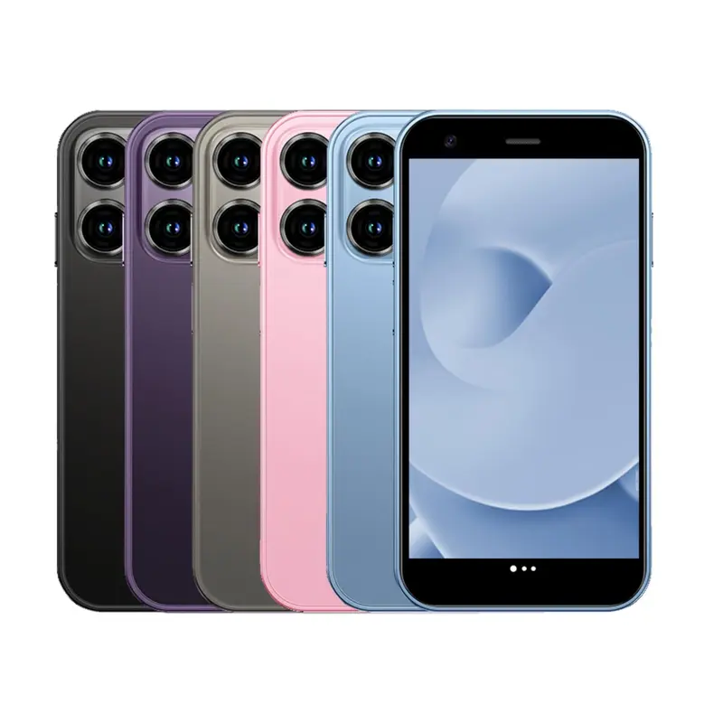 FUFFI Mini Smart Android Phone, 3 Inch HD Screen, 2gb RAM + 16GB Storage, 5mp Camera, Dual Sim, quad-core processor, 900mah Battery, 5 Colors Available