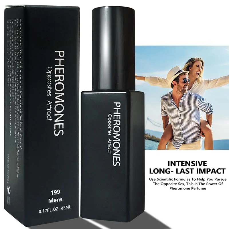 Pheromone Men's Magnetic Cologne — Long-lasting attractive fragrance, suitable for dating and daily use. 5ml (0.17 oz) pheromone cologne for men / men's cologne / Eau De Parfum (EDP) perfume spray, a perfect choice for vacation outfits and beach outfits.