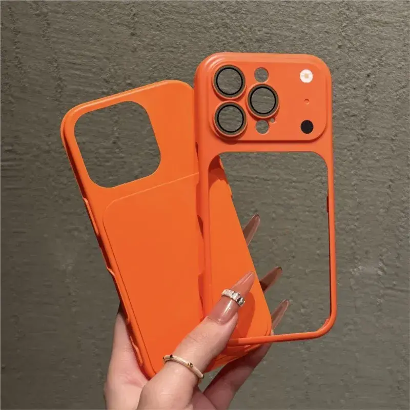 2 IN 1 Case for iPhone 17 Air 16 15 14 Plus 13 12 11 Pro Max Shockproof Matte Lens Protection Instant Change to 17 Simple Cover