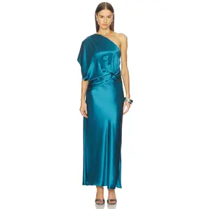 Acler Novalea Maxi Dress in Prussian Blue