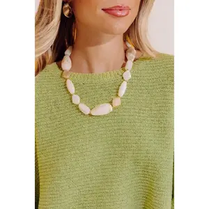 Bold and Bubbly Necklace in Champagne