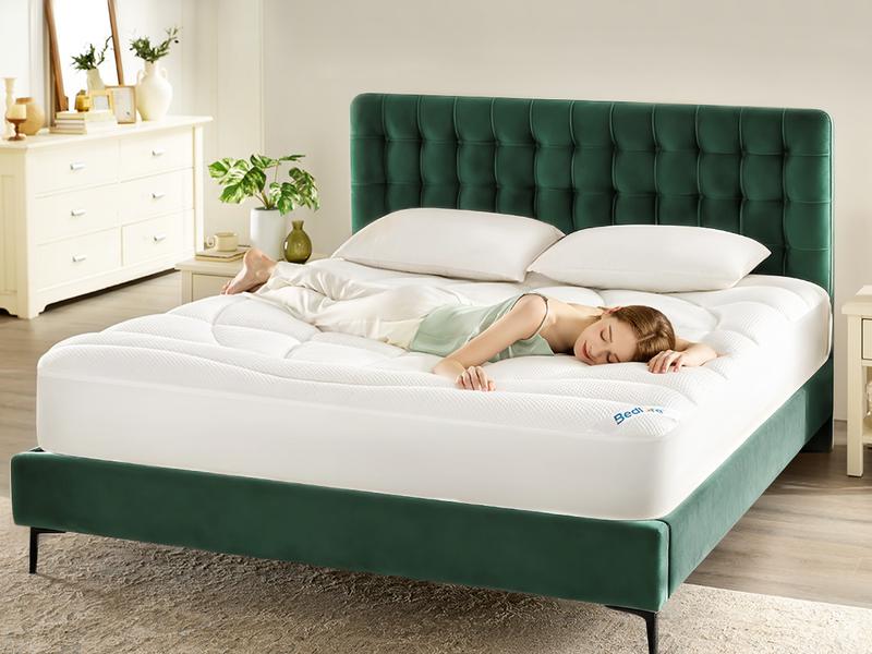 [Valentine’s Day]【BEDLORE】Mattress Topper, Extra Thick Tencel Blend Pillow Top Pad, Soft & Breathable Comfort Layer, Deep Pocket Design Fits 6–15 Inch Mattresses, Ideal for Bedroom & Home Use