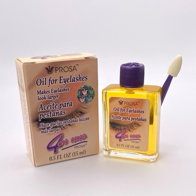 Viral! Prosa Mascara + Oil Set of 4 Piece Bundle Set - Waterproof Makeup - Alargadora + Volumen + Efecto Extensiones + Aceite Pestanas Cosmetic Lash