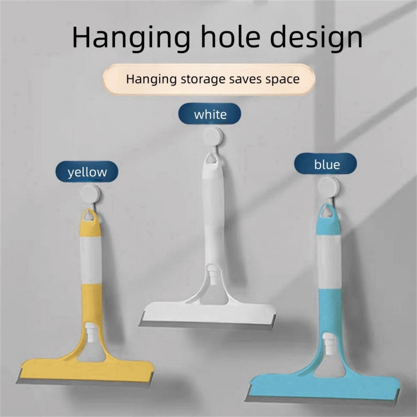 New 3-in-1 Window Cleaning Scraper with Spray Function – Squeegee, Scraper & Brush for Shower Glass, Windows, Mirrors & Doors – All-Purpose Tool