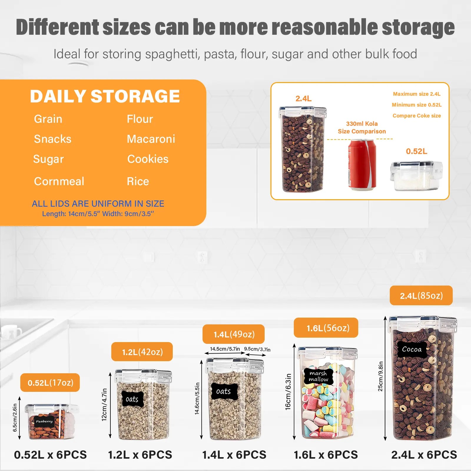 60PCS(30 Jars＆30 Lids）