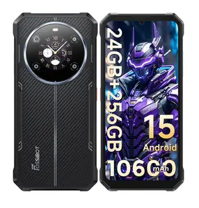 FOSSIBOT F109S Rugged Phone Unlocked(2026), 24GB+256GB/2TB Android 15 Gaming Phone, 6.75'' FHD+1.32 Dual Display, 10600mAh Battery Cell Phone,50MP+16MP+5MP Camera,Dual SIM 4G T-Mobile/IP68/IP69K/NFC