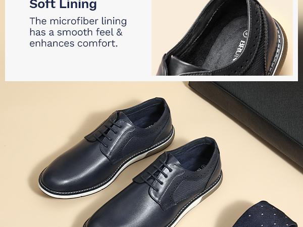 Bruno Marc [Xander] Men's Polished Plain Toe Oxford-Inspired Sneakers Walking Shoes Footwear