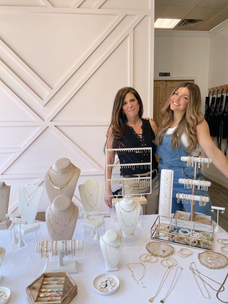 Mini Lock Necklace by Sarafina Jewelry - Gold over Sterling Silver