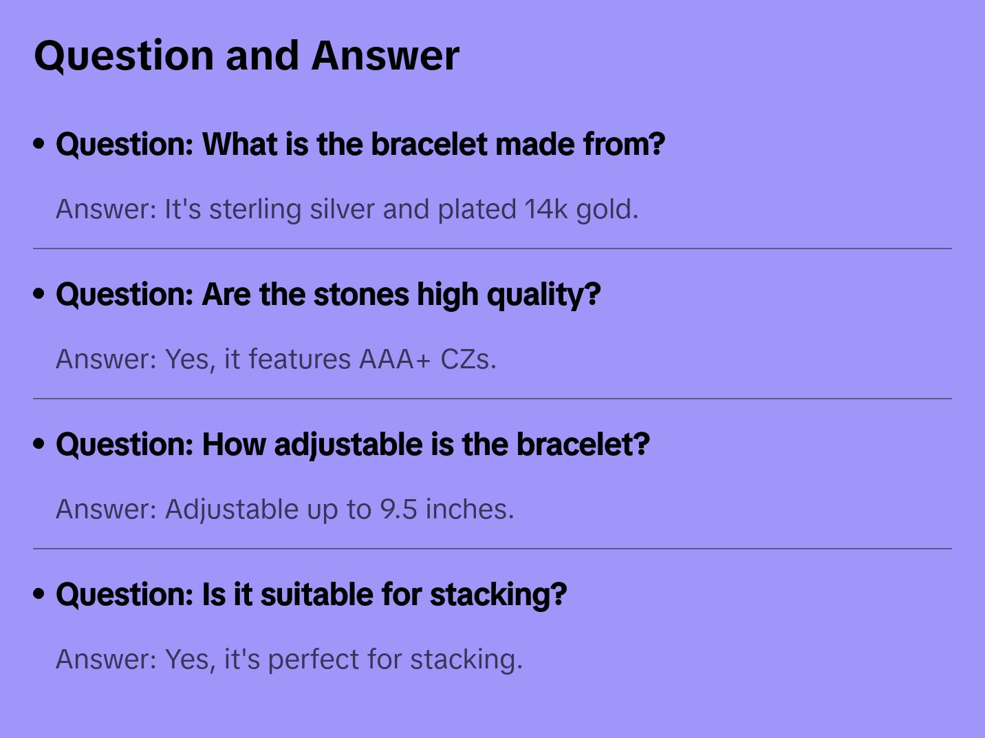 Micro Tennis Bracelet