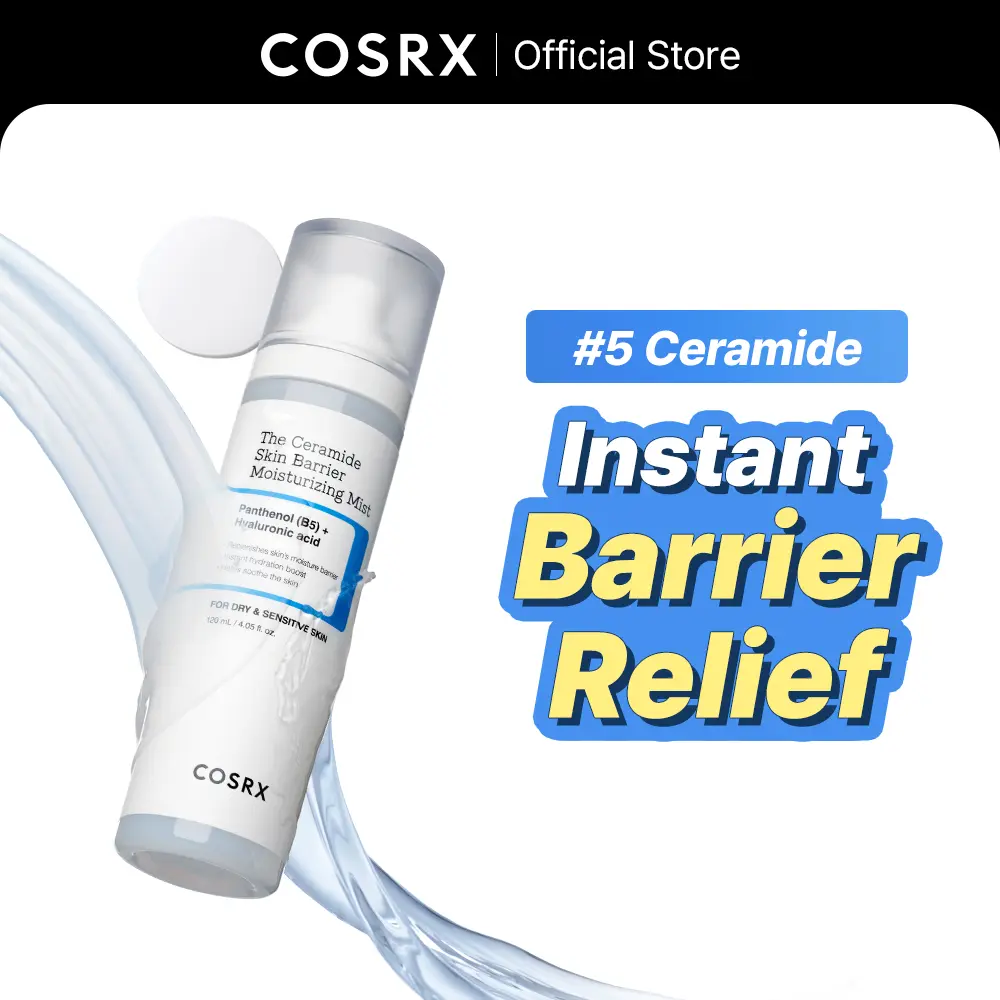 COSRX Ceramide Moisturizer, The Milky Toner Mist for Deep Moisturizing Repair, Clinically Proven for Sensitive Skin, 120ml, Hydrate, Hypoallergenic, Ultra-Fine Texture, Moisturizing Mist, Beauty Products, Bottle, Radiant Skin, Moisturizers & Mists