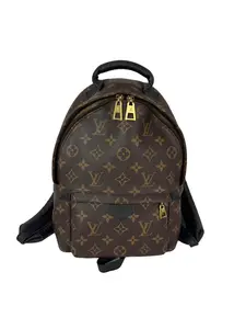 Pre-owned Louis Vuitton gold Backpacks Backpack Palm Springs PM Monogram Canvas Backpack