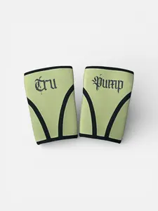 Tru Pump High-Performance Compression Knee Sleeves Green for Athletes & Lifters Enhance Stability & Performance Knee Stabilizer Wraps