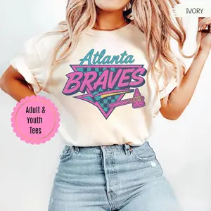 Braves Baseball Shirt, Baseball Season Tee, Brew Crew Game Day Shirt, Vintage Sports Graphic Braves T-Shirt