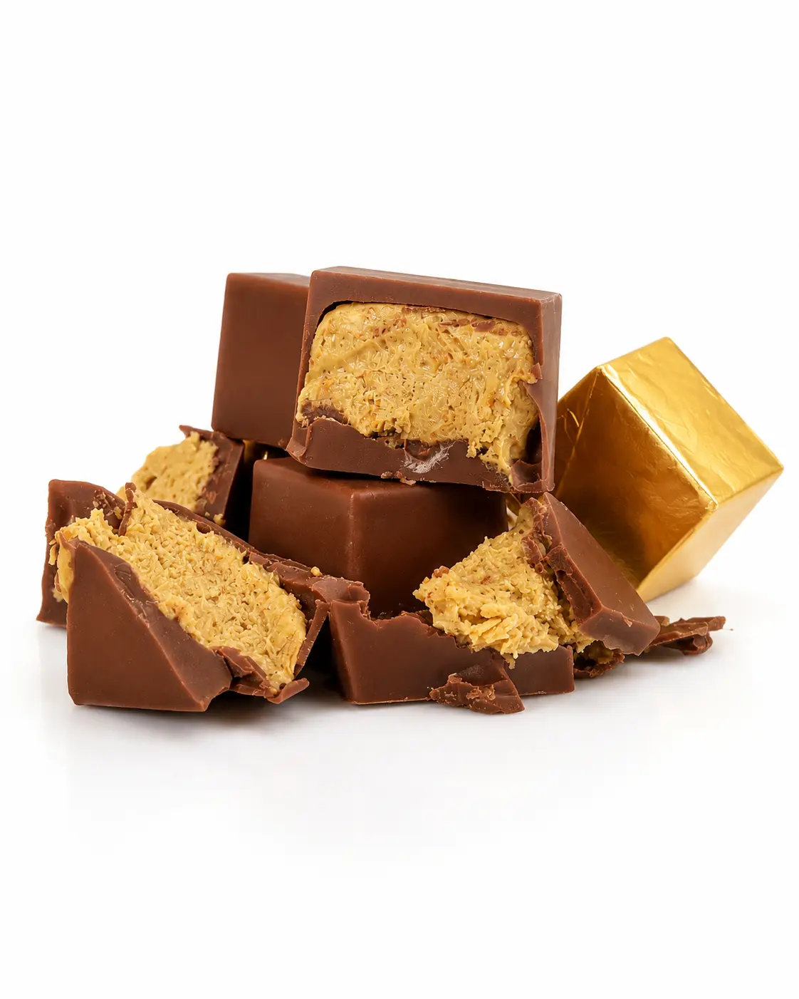 Dubai Chocolate Truffles | Pistachio Cream Filled Milk Chocolate Truffles | Pack of 10 Individually Wrapped