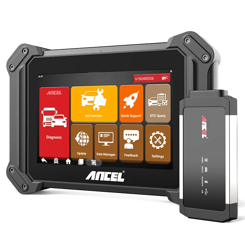 ANCEL V6 Pro+HD Professional OBDII-HDOBD Diagnostic Scan Tool for Cars & Trucks, with Bi-directional Control, Active Tests, 25+ Maintenance Functions
