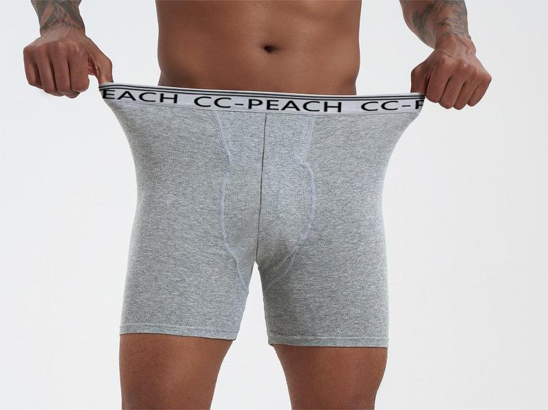 【Limited time deal】Men's Boxer Briefs 6-Pack - Breathable Moisture-Wicking Underwear, No Ride-Up Design