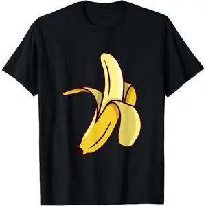 Banana Halloween Costume, Funny Fruit T-Shirt   100% cotton T-shirt