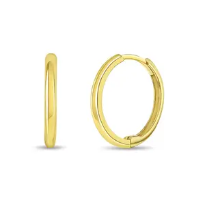 14k Gold The Perfect Tiny Hoop Baby / Toddler / Kids Earrings Hoop