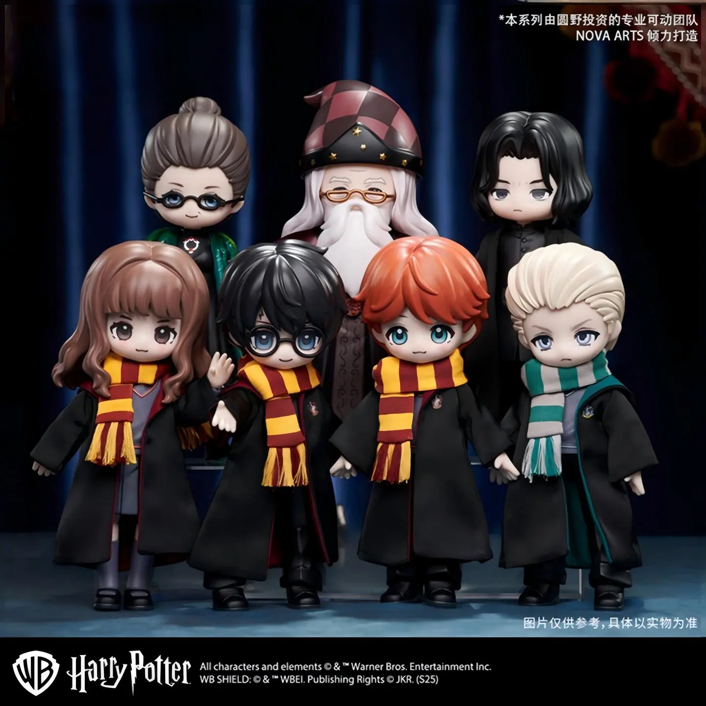 Harry Potter and the Philosopher's Stone Series of Action Figure BJD Blind Box - Collectible BJD Doll, Cute Dress Up Toy, Birthday Gift for a Friend，Back To School