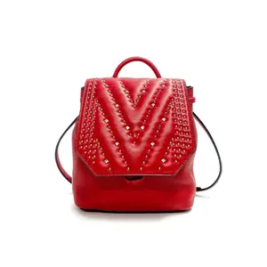 Pre-owned MCM . Backpacks Leather StuddedDiamond Disco Min iBackpack Authentic secondhand