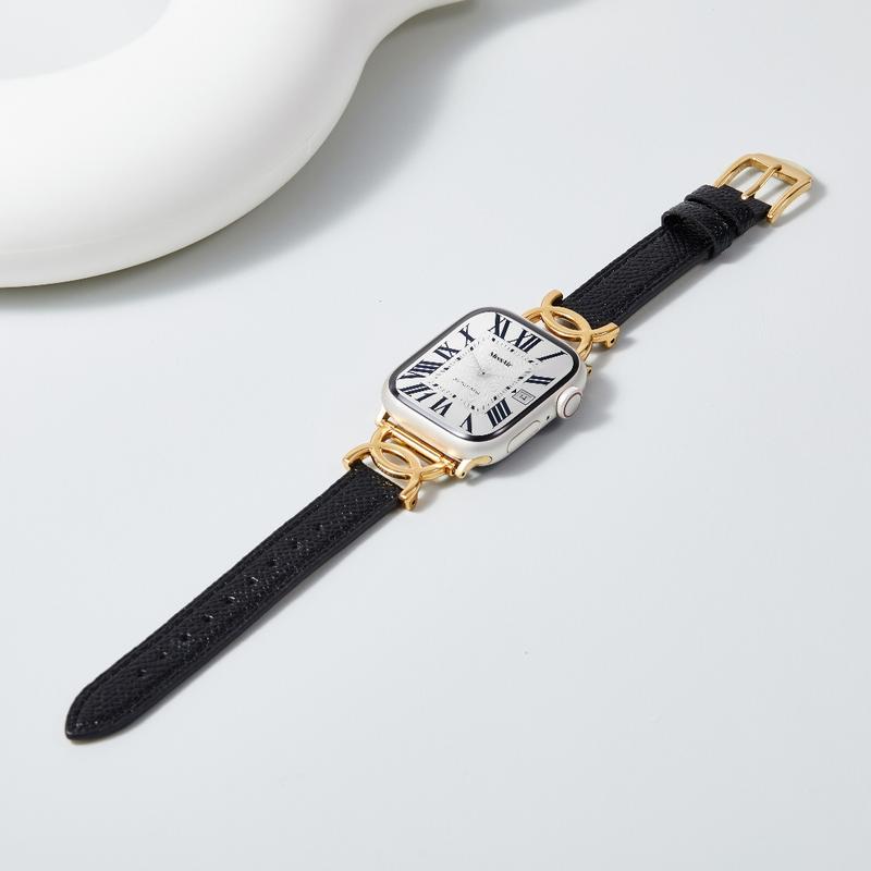 MISSAIR Leather Band Compatible with Apple Watch Series 11-1 SE Ultra - Slim, Stylish, Everyday Replacement Strap Elegant Design Wristband for Women