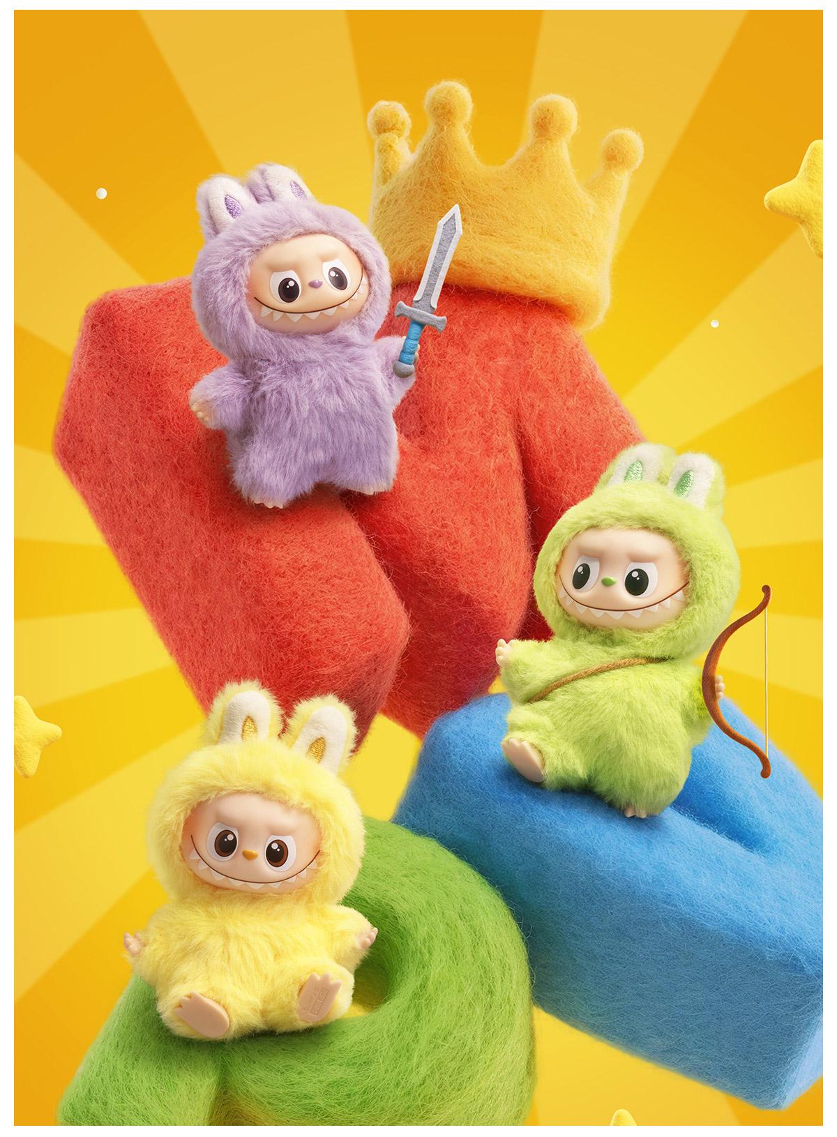 POP MART THE MONSTERS Pin for Love Series-Vinyl Plush Pendant Blind Box (N-Z), Labubu Collectible Toys-1.0