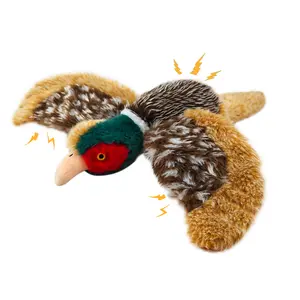 Simulation Mallard/Pheasant/Hedgehog Toy, Puzzle and Squeaky