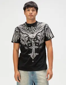 AFFLICTION Death Eyes Mens Tee AFFLICTION Death Eyes Mens Tee