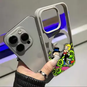 Bold Cash Graffiti Monopoly Print Phone Case The Vertical Stripe Texture Adds a Tactile Every Day for iPhone 17 16 15 14 13 12 11 X XS Pro Max Plus Air Samsung Galaxy S25 S24 S23 S22 Ultra-Thin Anti-Drop Ultra Clear HD Privacy Screen Protector Kit fun tik