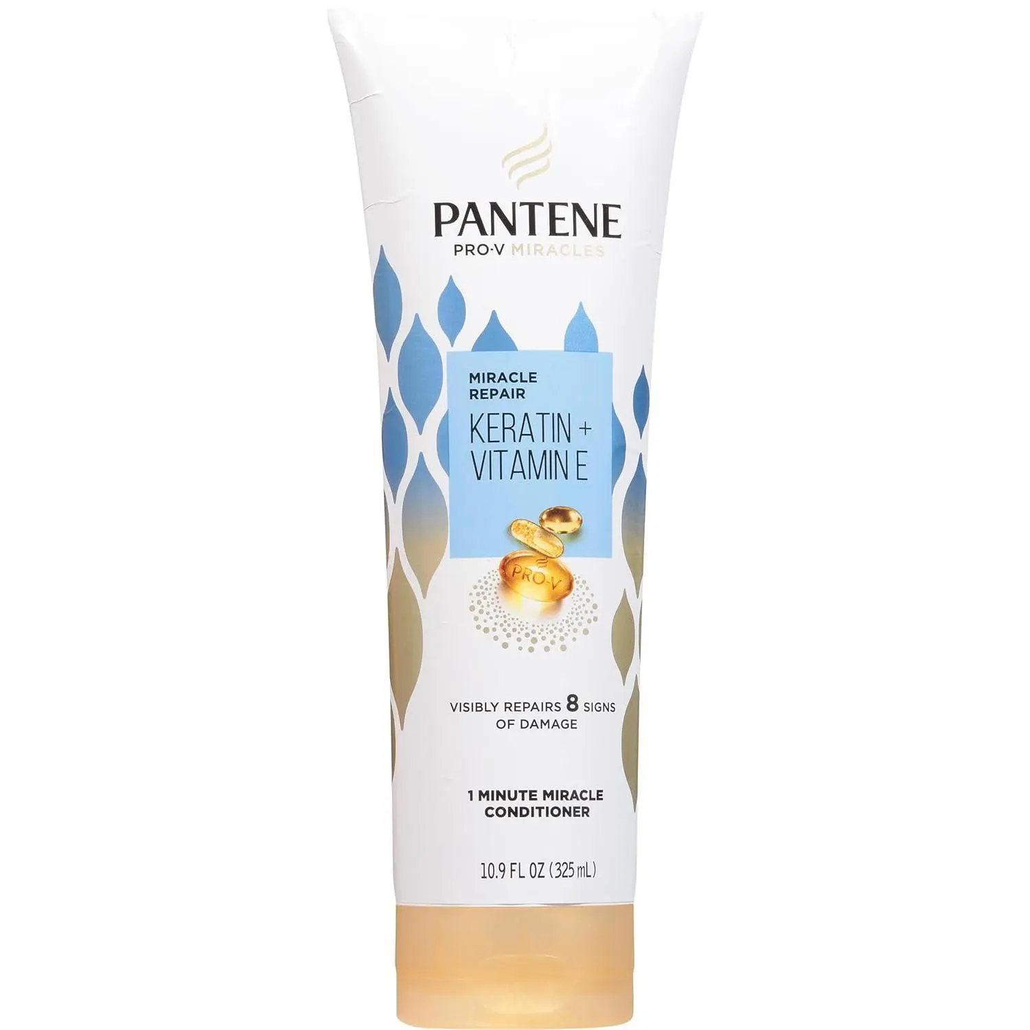 Pantene Miracle Bond Repair Keratin + Vitamin E 1 Minute Miracle Conditioner, 10.9 Ounce