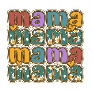 Mama, heat transfer, press and peel, no shirt, made to order