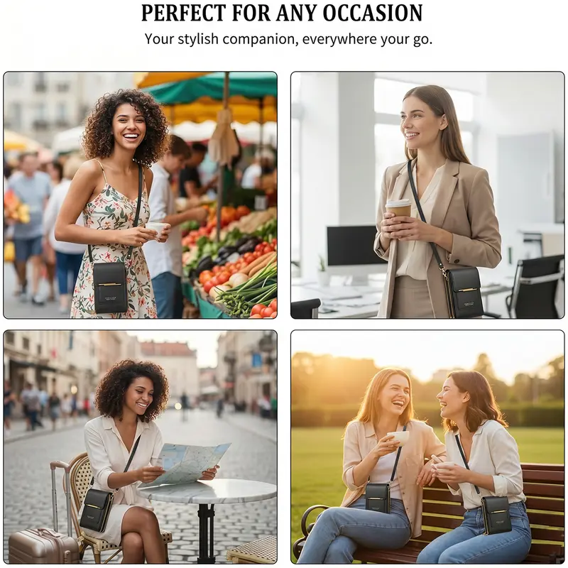Women's Touch Screen Mobile Phone  Bag 2026 New Fashion Key Change Bag,You can reply to the message without taking out your phone,Stylish and versatile, a perfect birthday gift
