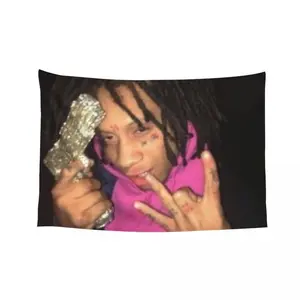 Interesting Trippie red aesthetic Tapestry House Decor Room Decorations Aesthetic Things To Decorate The Room Tapestry