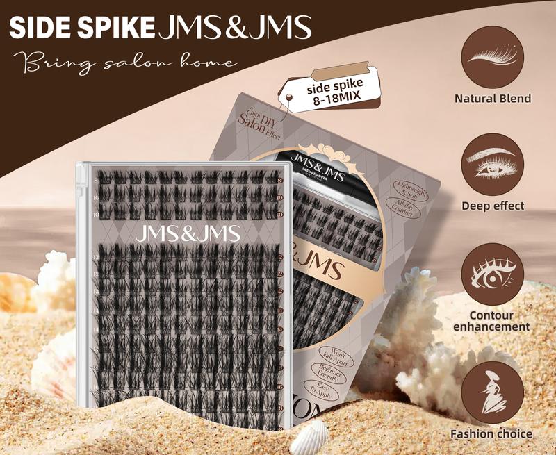 SideSpike Kit l JMS&JMS Manga Spiky Individual Clusters(8-18mix) CC Curl for DIY Eyelashes Extension,Waterproof Sleep Proof,Week Long Lasting Fake Lash Cosmetic Makeup Anime Lash Outdoorfun Vacation Lash #TikTokShopBlackFriday SideSpike Kit l JMS&JMS Manga Spiky Individual Clusters(8-18mix) CC Curl for DIY Eyelashes Extension,Waterproof Sleep Proof,Week Long Lasting Fake Lash Cosmetic Makeup Anime Lash Outdoorfun Vacation Lash #TikTokShopBlackFriday