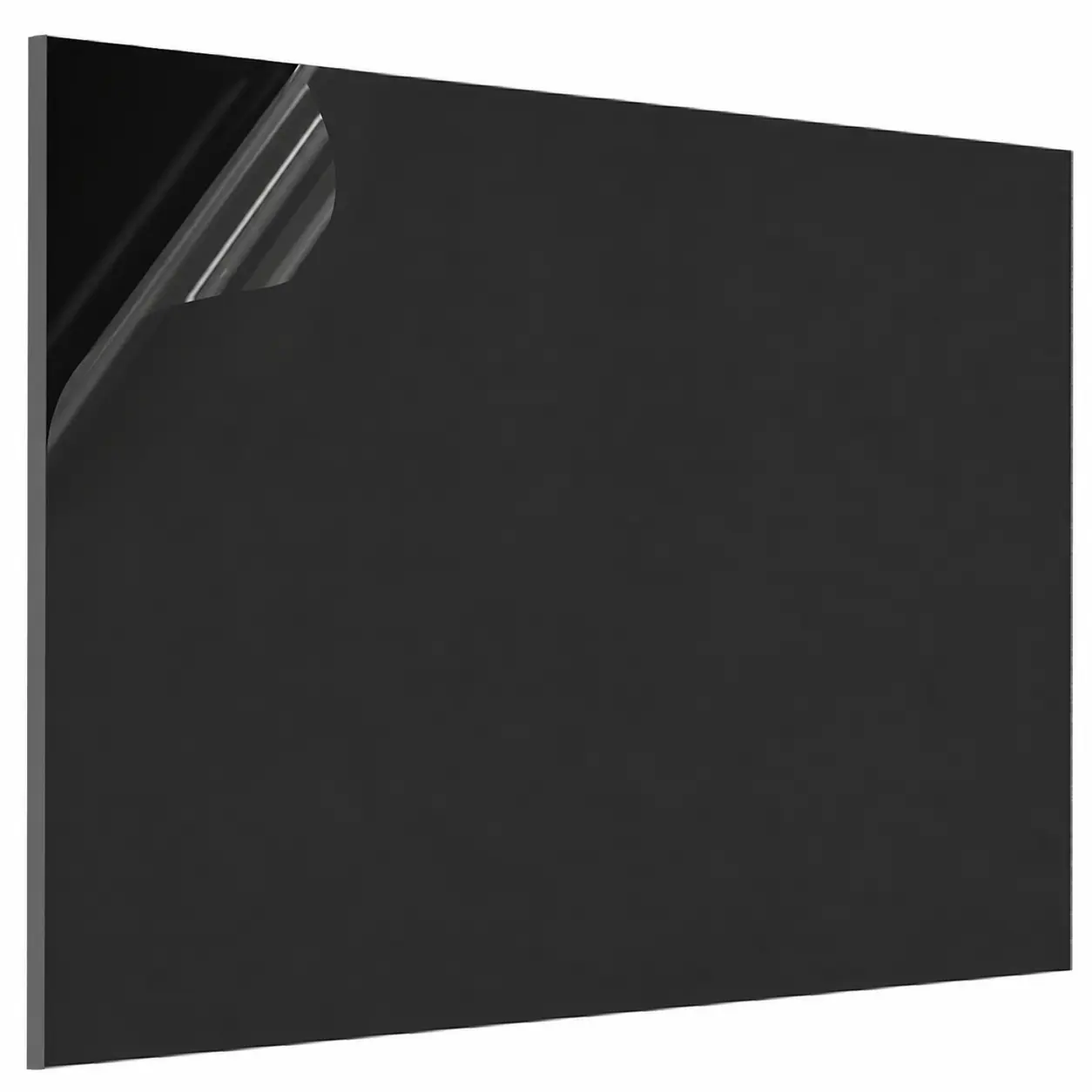 CREGEAR Superior ABS Plastic Sheet - 1/8 Inch Thick (3mm), 12"x8" Black Waterproof Rigid Thermoplastic Board, Textured/Smooth Surfaces, Impact Resistant, Chemical Stable, Moldable, Easy Thermoforming for Crafters, Model-Making (Pack of 1), Endless Possibi