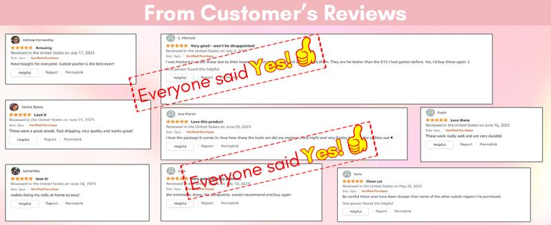 Makartt Cuticle Trimmer with Cuticle Pusher, 3 PCS Pink Nail Cuticle Nipper Professional Pedicure Manicure Tools with Stainless Steel Dual End Pusher, Nail Scraper Nail Care Nail Art