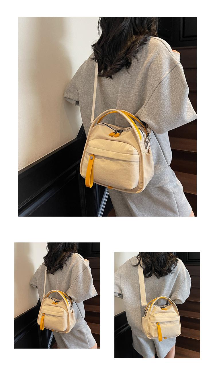 Lightweight Nylon Crossbody Bag for Women – Large Capacity Shoulder Purse with Front Pocket for Daily Use