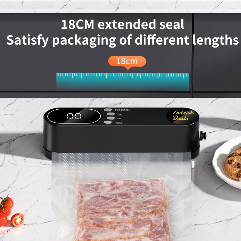 FaddishDeal Wireless Vacuum Sealer 5v 3-speed Durable Smart Multi-Function Food Sealing Storage Device，Air inflation Air Pump Mini Portable Handheld Plastic Sealer for Food Preservation and Storage Excellent Gifts for Christmas and New Year
