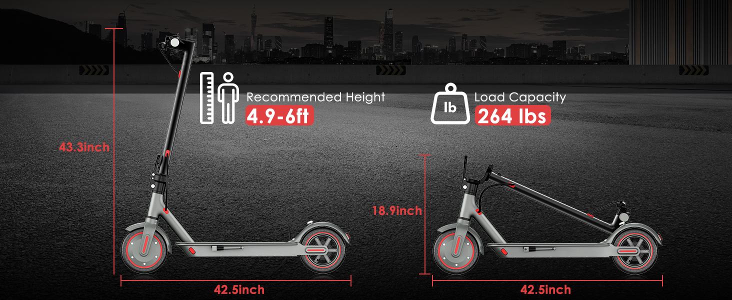 2026 US New 350W Powerful Motor Electric Scooter for Adults,  Long Range12-14 Miles,Max.speed 19Mph,3-speed adjustable fun sports scooter, 36V 7.8AH Battery Portable Folding Commuting E-Scooter with App Control