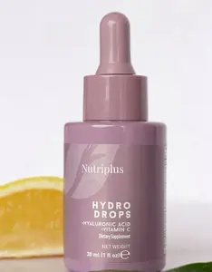 Farmasi Nutriplus Hydro Drops-Dietary Supplement with Hyaluronic Acid & Vitamin C, 1 fl oz