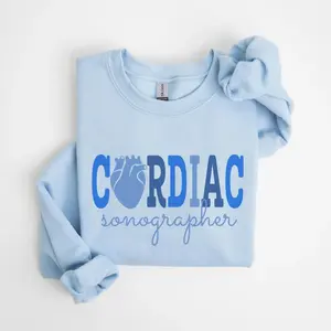 Cardiac Sonographer T-Shirt / Sweatshirt, Cardiac Ultrasound Tech Shirt, Cardiovascular Sonographer Tee, Echo Tech Gift, Sonography Crewneck